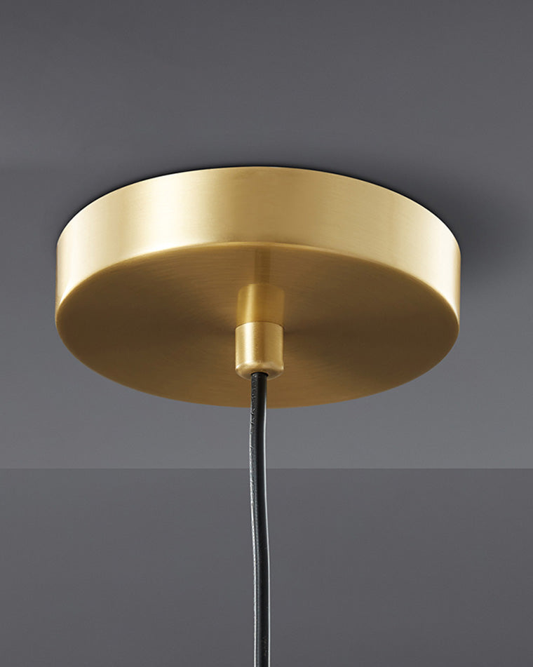 Brass Conical Kitchen Pendant Light