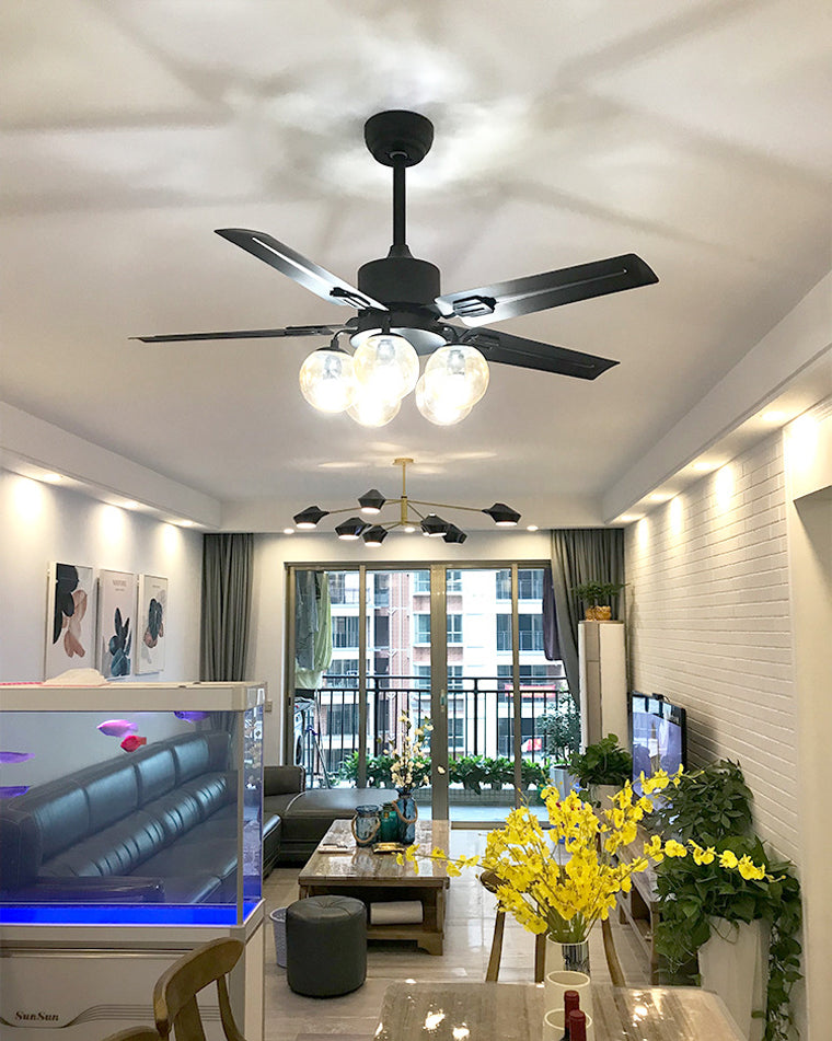 Glass Ceiling Fan