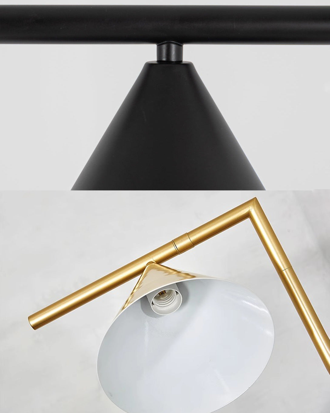 Lampadaire Réglable Abat-jour Conique