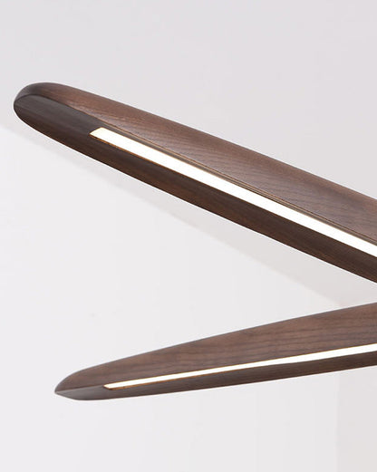Luminis 3/5 Lights Wooden Chandelier