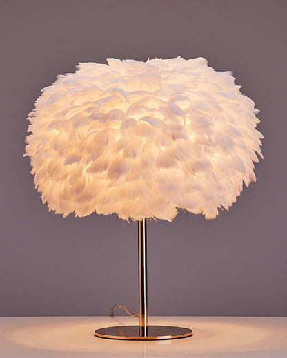 Table Lamp - Globe Feather