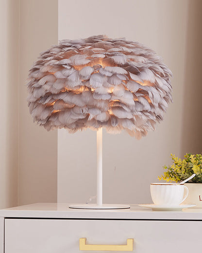 Table Lamp - Globe Feather