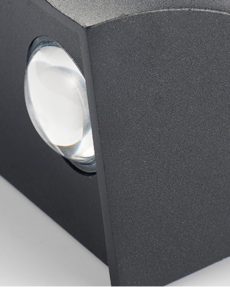Applique Murale Extérieure Downlight Noire – Éclairage Minimaliste et Élégance Moderne