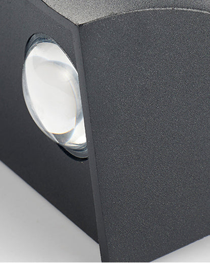 Applique Murale Extérieure Downlight Noire – Éclairage Minimaliste et Élégance Moderne