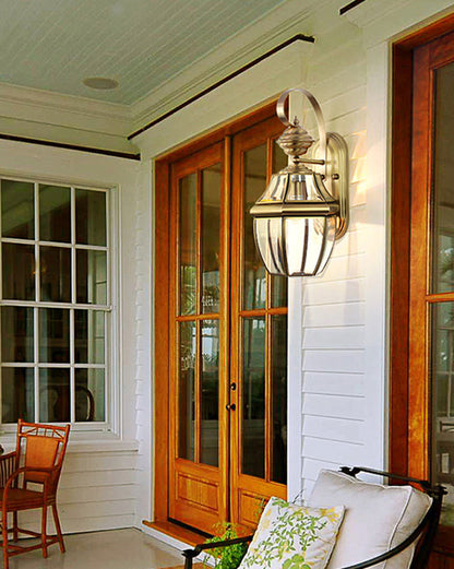 Colonial Gold Outdoor Wall Sconce – Classic Charm and Refined Radiance