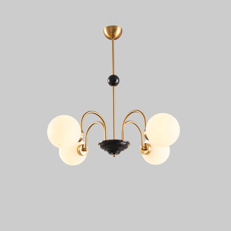 Opaline Orbit Chandelier