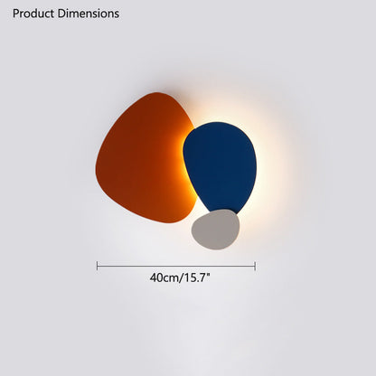 Colorful Sculptural Wall Light