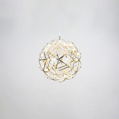 Lustre Céleste en Sphères Lumineuses