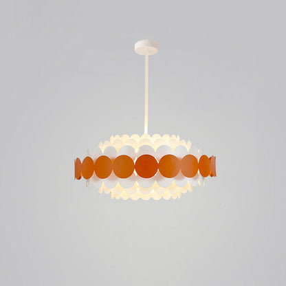 Scandinavian Scalloped Chandelier