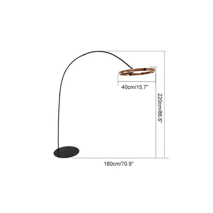 Lampadaire Arc Circulaire à LED