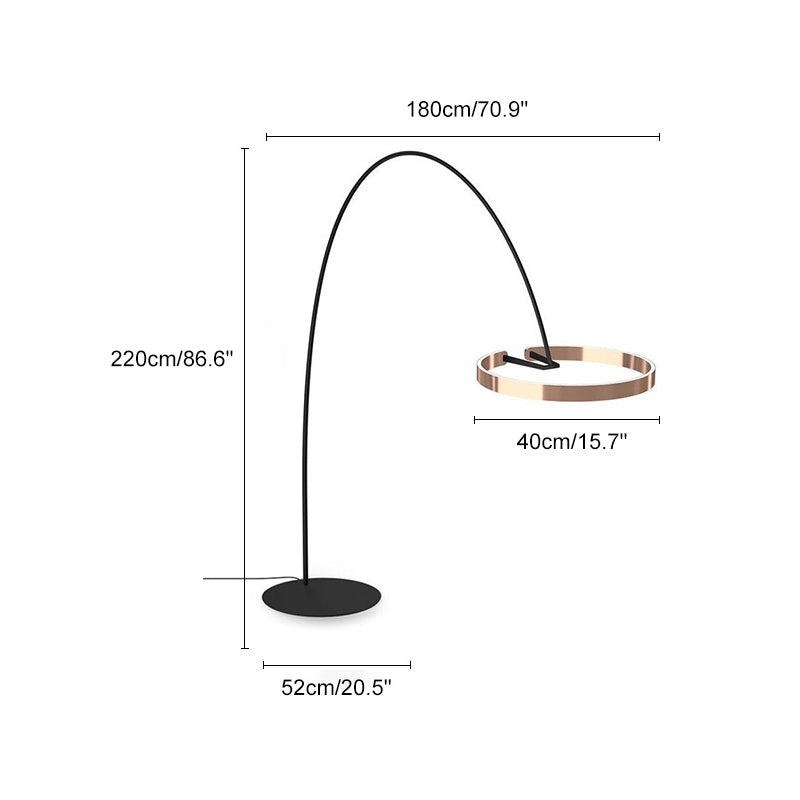 Lampadaire Arc Circulaire à LED