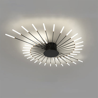 Recessed Ceiling Light with Glowing Star Effect