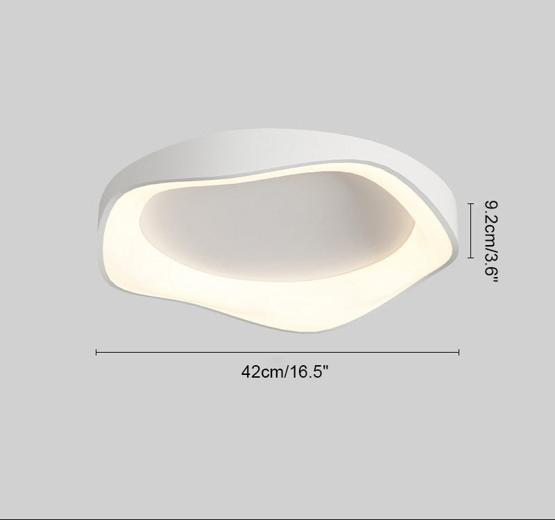 Modern Round Wavy Ceiling Light
