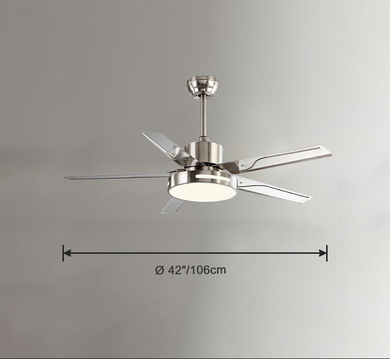 AeroSteel Industrial Metal Ceiling Fan