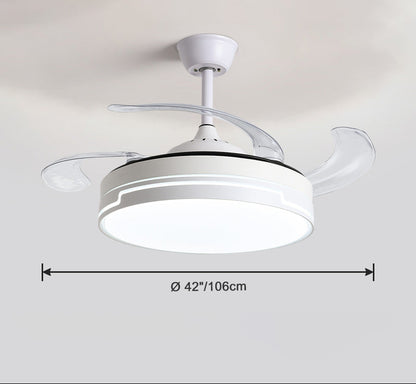 Contemporary Design Retractable Ceiling Fan - AeroLux