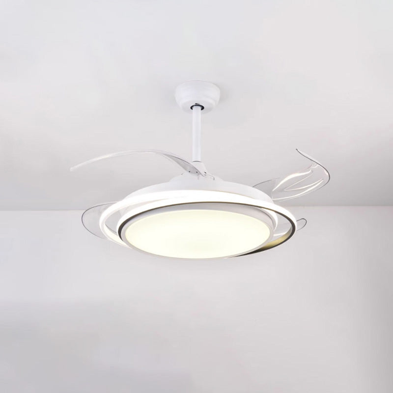 AeroFold Retractable Ceiling Fan with Integrated LED Lighting