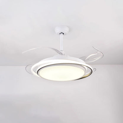 AeroFold Retractable Ceiling Fan with Integrated LED Lighting