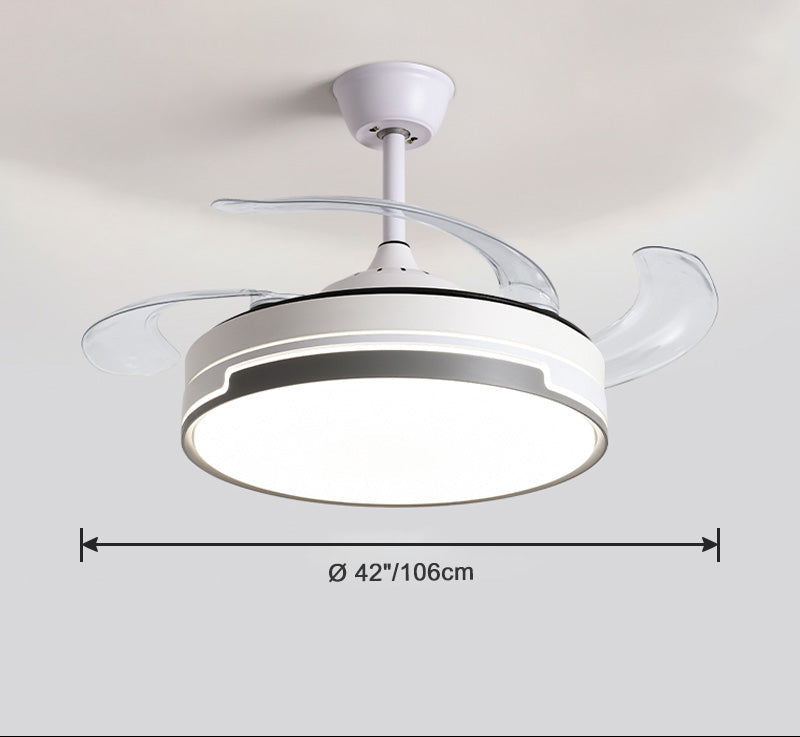 Contemporary Design Retractable Ceiling Fan - AeroLux