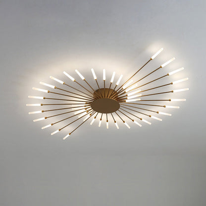 Recessed Ceiling Light with Glowing Star Effect