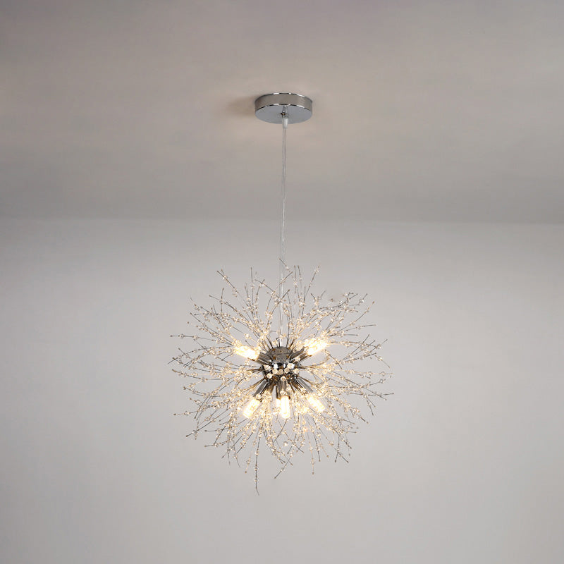 Crystal Chandelier - Dandelion Sparkle