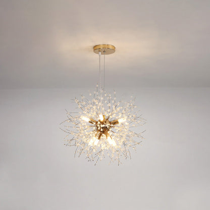 Crystal Chandelier - Dandelion Sparkle