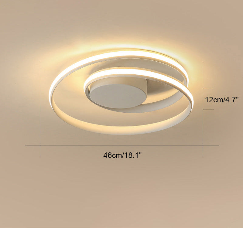 Plafonnier Spirale LED à Intensité Variable