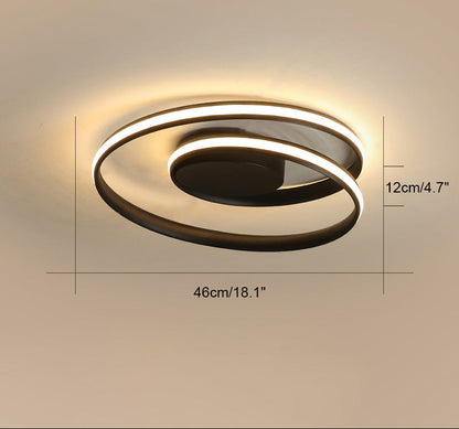 Dimmable LED Spiral Ceiling Light