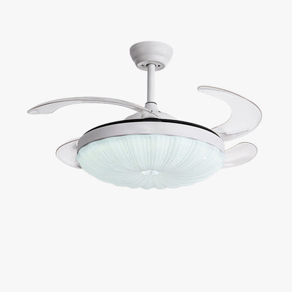 BrightFlow Versatile Lighting Retractable Ceiling Fan
