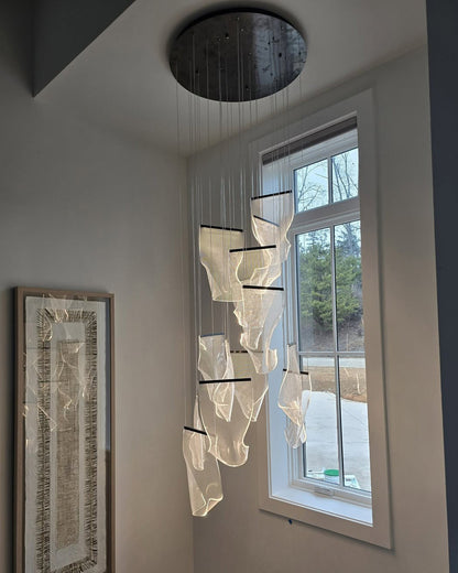 Brass Breeze Chandelier