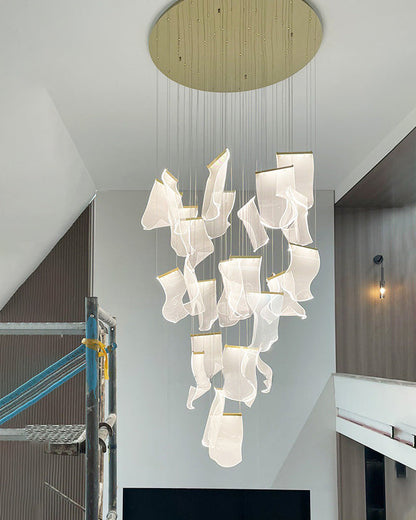 Brass Breeze Chandelier