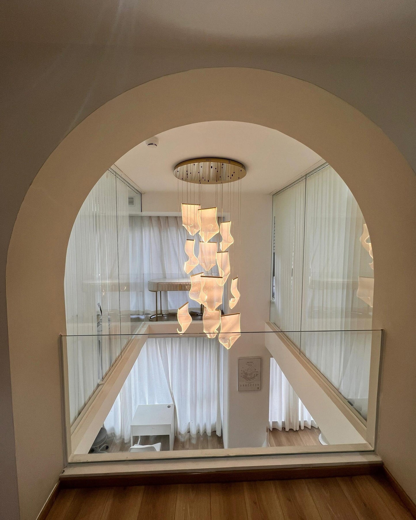 Brass Breeze Chandelier