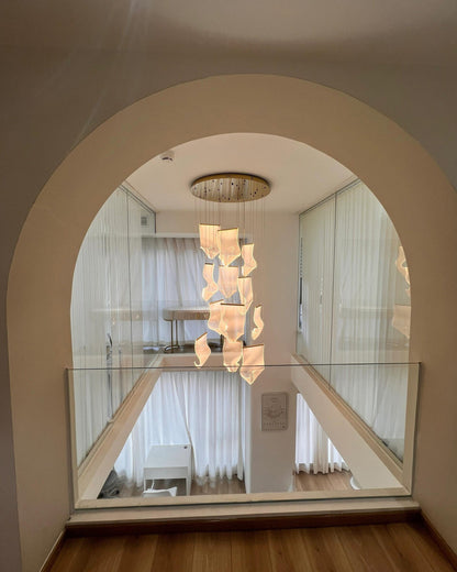 Brass Breeze Chandelier
