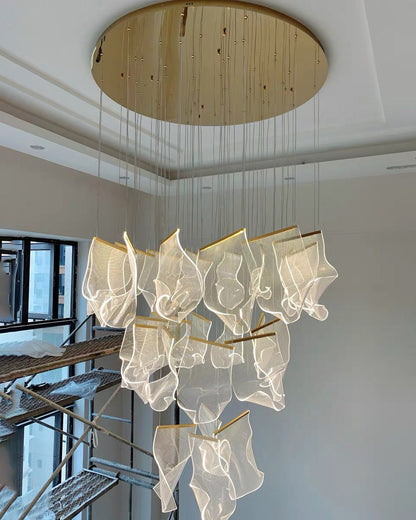 Brass Breeze Chandelier