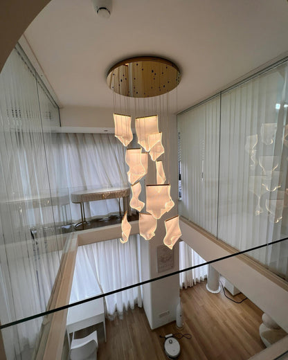 Brass Breeze Chandelier