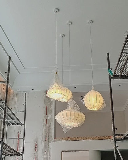 Suspension – Conical Elegance in Silk