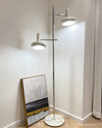 Lampadaire Double Orientable Style Bauhaus
