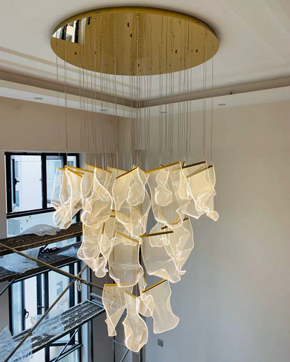 Brass Breeze Chandelier
