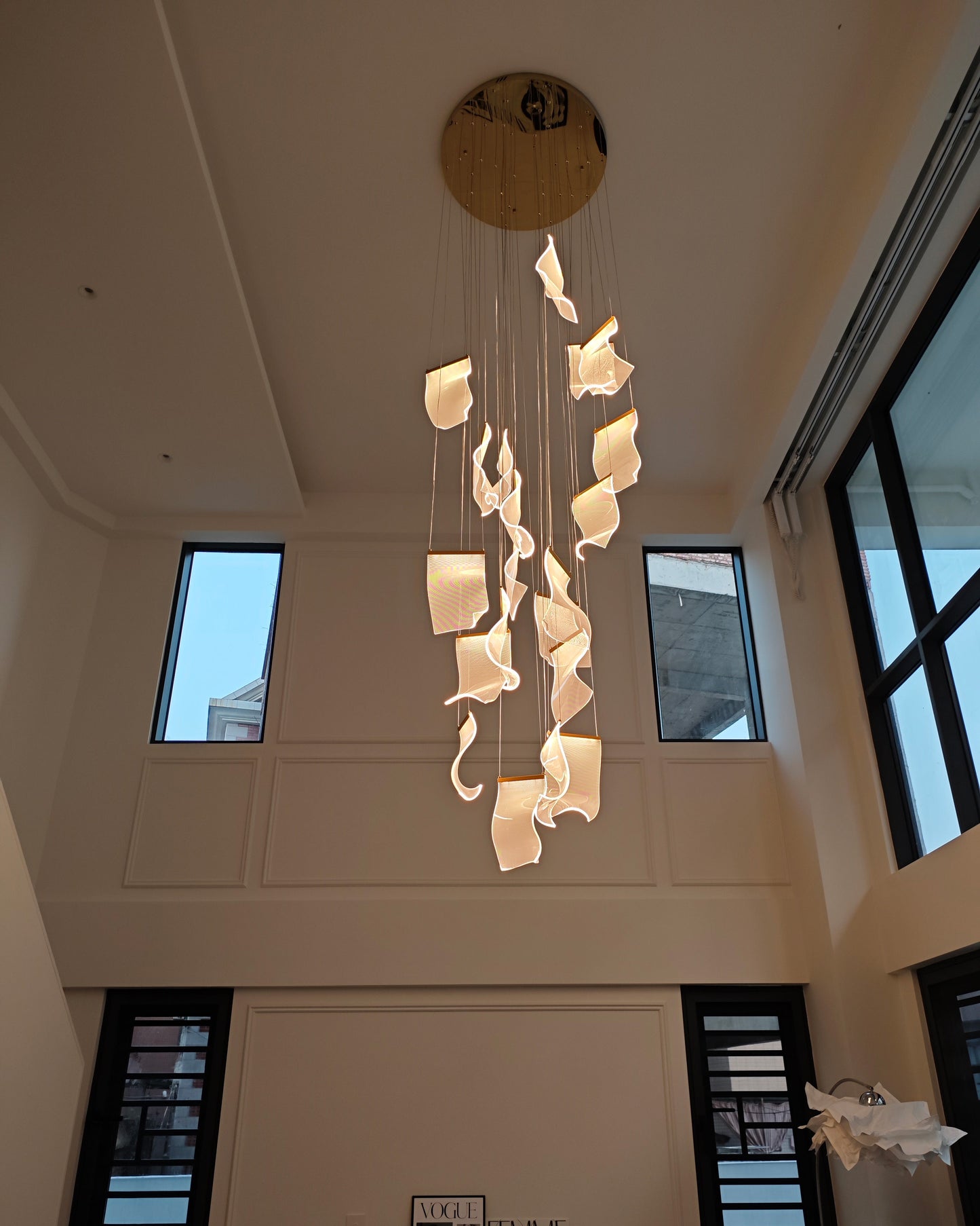 Brass Breeze Chandelier