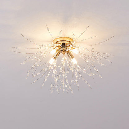 Dandelion Crystal Ceiling Light