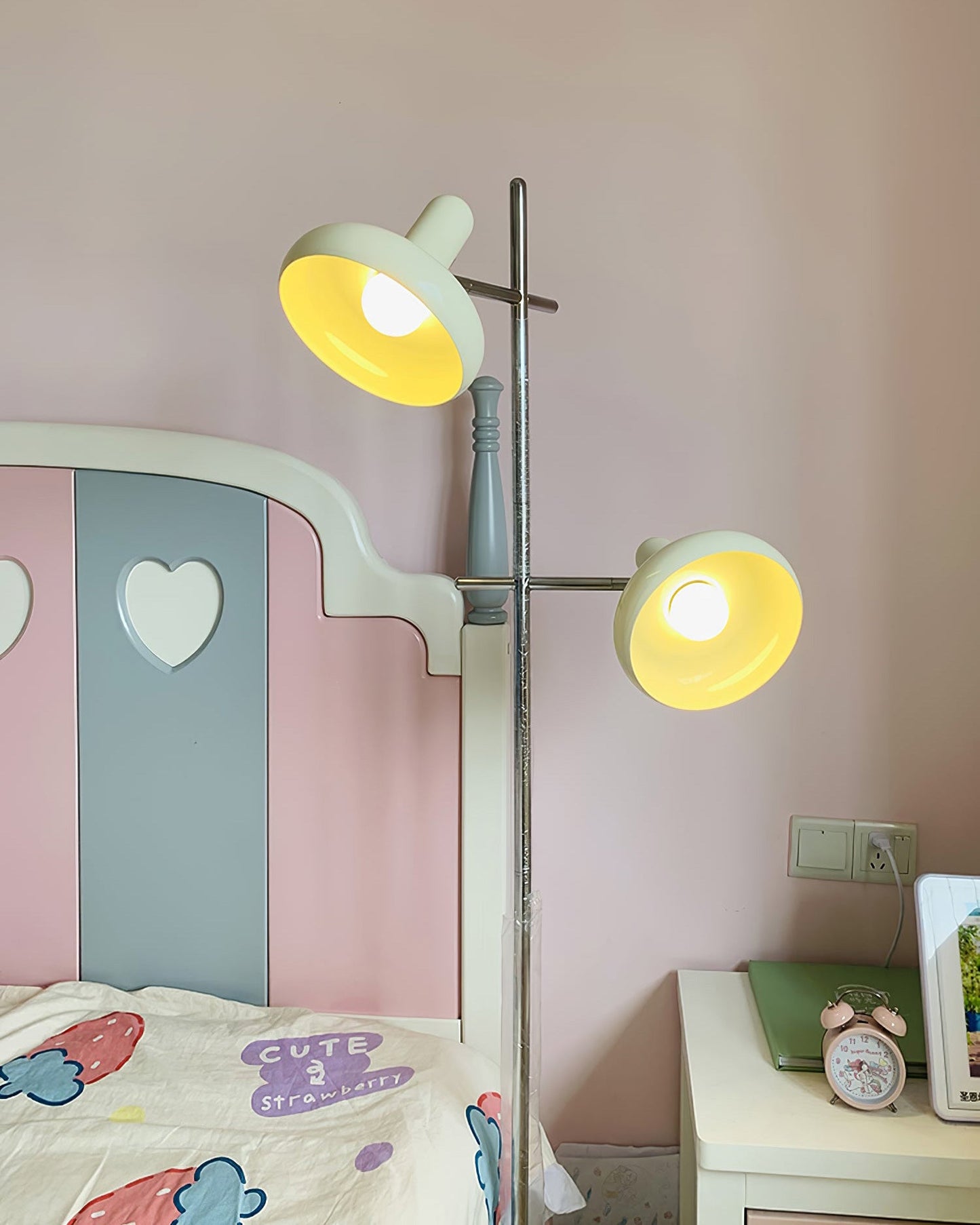 Lampadaire Double Orientable Style Bauhaus