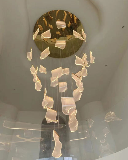 Brass Breeze Chandelier