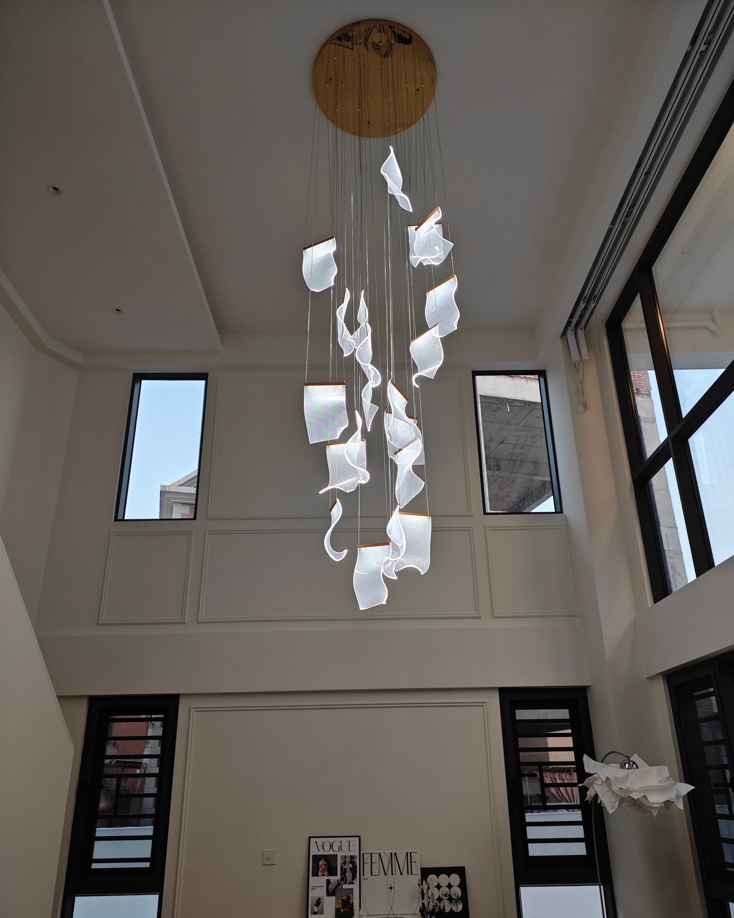 Brass Breeze Chandelier