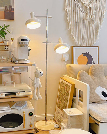 Lampadaire Double Orientable Style Bauhaus