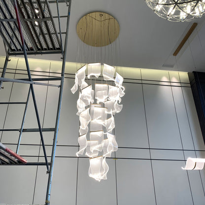 Brass Breeze Chandelier
