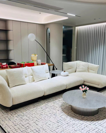Glass Globe Cantilever Floor Lamp