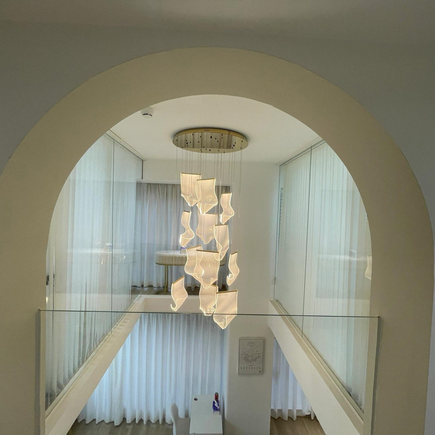 Brass Breeze Chandelier