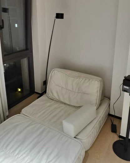 Black Adjustable Slim Floor Lamp