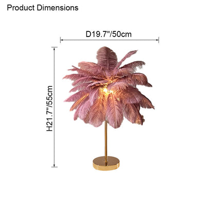 Table Lamp - Tree Feather