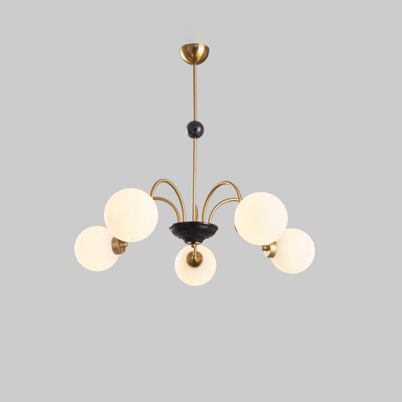 Opaline Orbit Chandelier