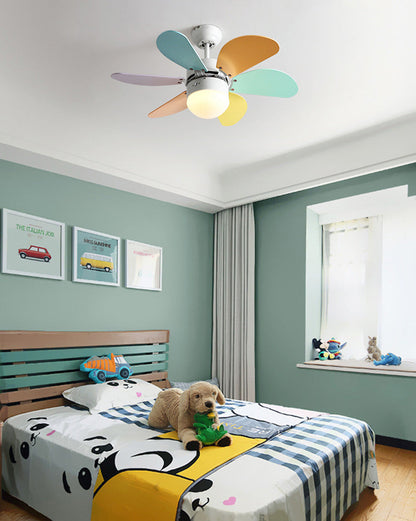 Rainbow Wooden Ceiling Fan